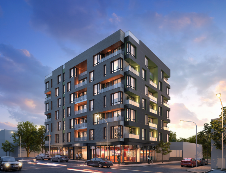 The Joinery condominium rendering in Mott Haven, Bronx