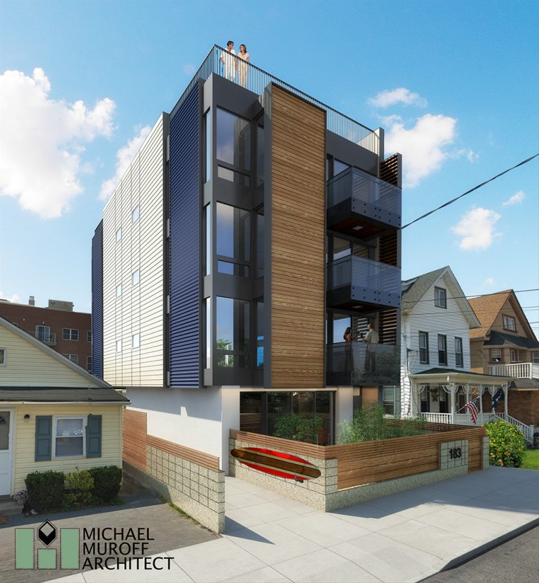 Surf House 2 building rendering in Rockaway Park